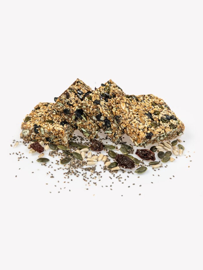 Stevia Chia Raisin Brittle