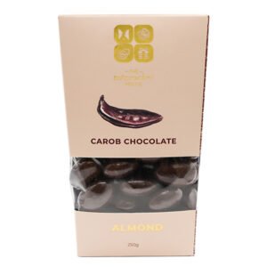 Carob Chocolate with Almonds, 250g