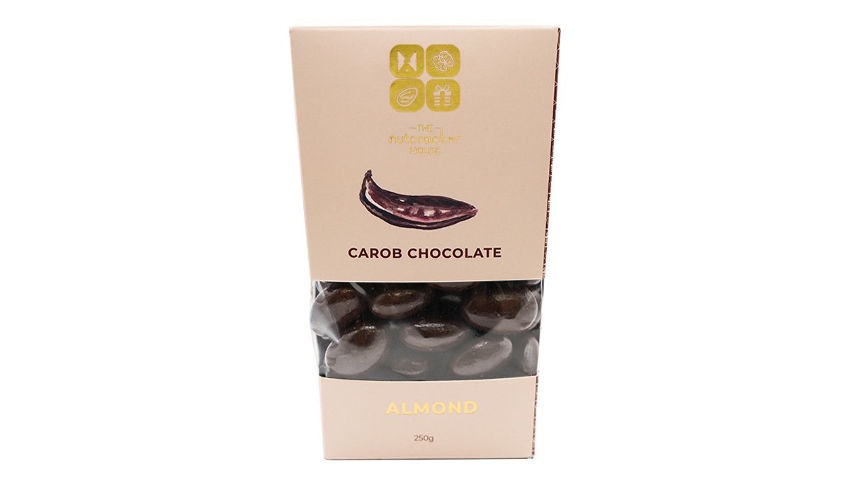 Carob Chocolate with Almonds, 250g