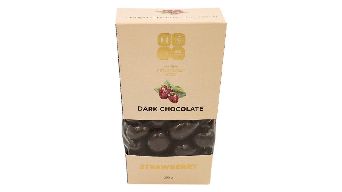Dark Chocolate with Strawberry, 250g