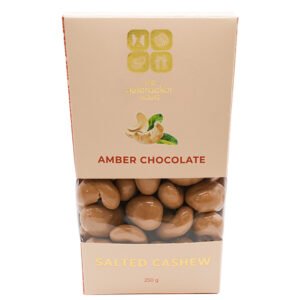 Amber Chocolate with Salted Cashew, 250g