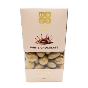 White Chocolate with Almond and Caramel, 250g